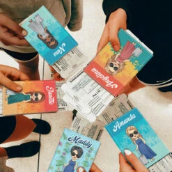 Tropical Summer Sunset Beach - Personalized Passport Cover, Passport Holder - Gift For Bestie -Pawfect House Sale 013 THUMB2