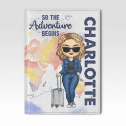 So The Adventure Begins - Travel Personalized Custom Passport Cover, Passport Holder - Gift For Travel Lovers -Pawfect House Sale 3. THUMB 3 12ecd52b 3c30 4b0c be32 36afbef4dfbd