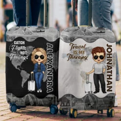 Travel Is My Therapy - Travel Personalized Custom Luggage Cover - Gift For Traveling Lovers -Pawfect House Sale 3. THUMB 3 72afa75b eb77 475d 8aa6 b60475a4bdb8