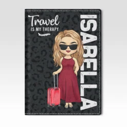 To Travel Is To Live - Travel Personalized Custom Passport Cover, Passport Holder - Gift For Travel Lovers -Pawfect House Sale 3. thumb 3 d6056844 a07f 4ac8 b690 a1af6f37aaa0