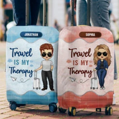 Collect Moments Not Things - Travel Personalized Custom Luggage Cover - Gift For Traveling Lovers -Pawfect House Sale 3.Thumb3 23a3fb48 2fec 4530 906e f581c3a36247