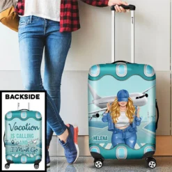 The Sky Is Calling & I Must Go - Personalized Luggage Cover -Pawfect House Sale 6. THUMB 2 16cef207 fa1b 470e 9122 b7b7a43eae96
