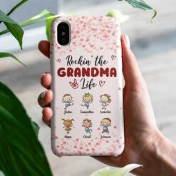 Rockin' This Amazing Grandma Life - Gift For Grandma - Personalized Phone Case