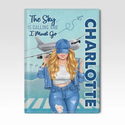 The Sky Is Calling And I Must Go - Personalized Passport Cover, Passport Holder - Gift For Travel Lovers -Pawfect House Sale 6. thumb 3 d66b04be 091f 412a 91ef 3572a52eb074