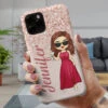 Less Bitter More Glitter - Personalized Custom Phone Case - Gift For Yourself