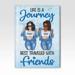 Life Is A Journey - Personalized Passport Cover, Passport Holder - Gift For Bestie -Pawfect House Sale 6.THUMBNAIL 3 3887f769 4342 4f72 91f9 2885750944fd
