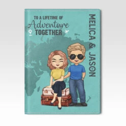 To A Lifetime Of Adventure Together - Personalized Passport Cover, Passport Holder - Gift For Couples, Husband Wife -Pawfect House Sale 6.Thumbnail3 d2423ad5 99b4 47c9 b5bf 52130ce6b631