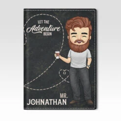 Let The Adventure Begin - Personalized Passport Cover, Passport Holder - Gift For Couples, Gift For Travel Lovers -Pawfect House Sale 6.Thumbnail3 d7b3b8cc 111c 4a1e 8410 29afa5d6bd76