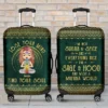Lose Your Mind Find Your Soul - Gift For Bestie, Personalized Luggage Cover