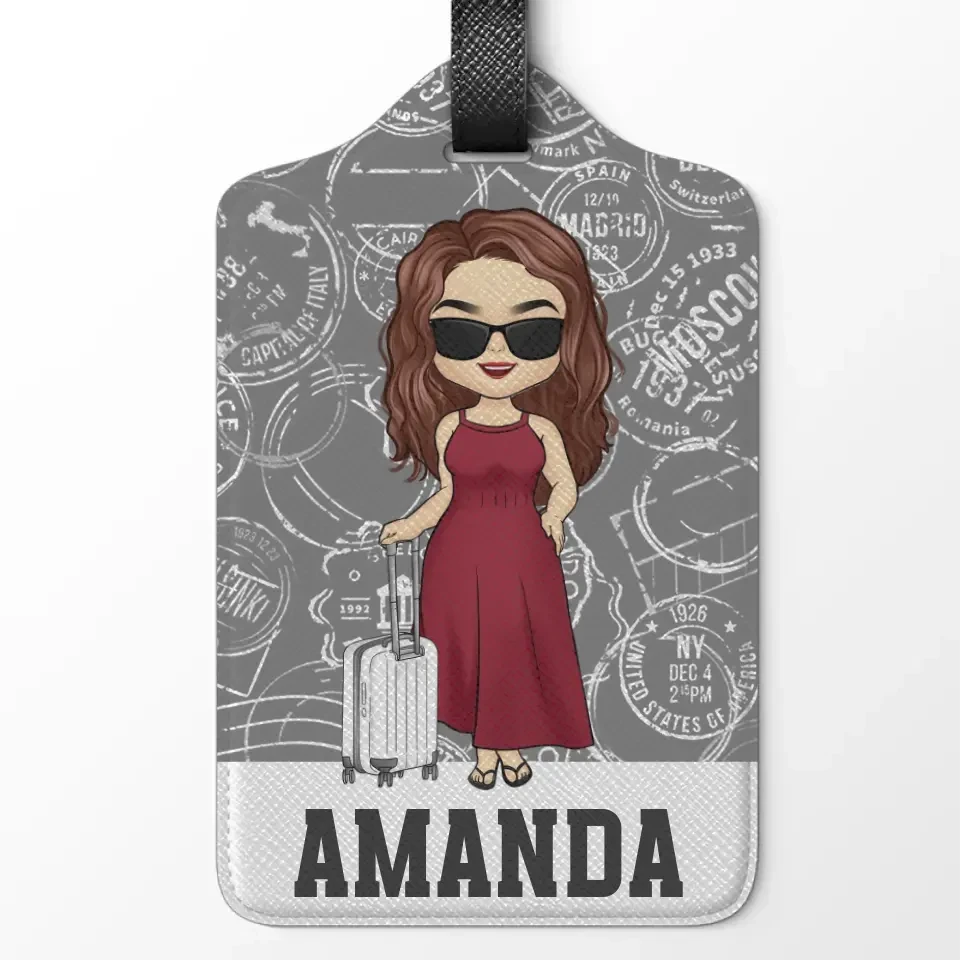 Exploring New Adventure Destinations - Travel Personalized Custom Luggage Tag - Holiday Vacation Gift, Gift For Travel Lovers 1 Exploring New Adventure Destinations - Travel Personalized Custom Luggage Tag - Holiday Vacation Gift, Gift For Travel Lovers