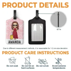 Exploring New Adventure Destinations - Travel Personalized Custom Luggage Tag - Holiday Vacation Gift, Gift For Travel Lovers 8 Exploring New Adventure Destinations - Travel Personalized Custom Luggage Tag - Holiday Vacation Gift, Gift For Travel Lovers -Pawfect House Sale 65eaddb44632e