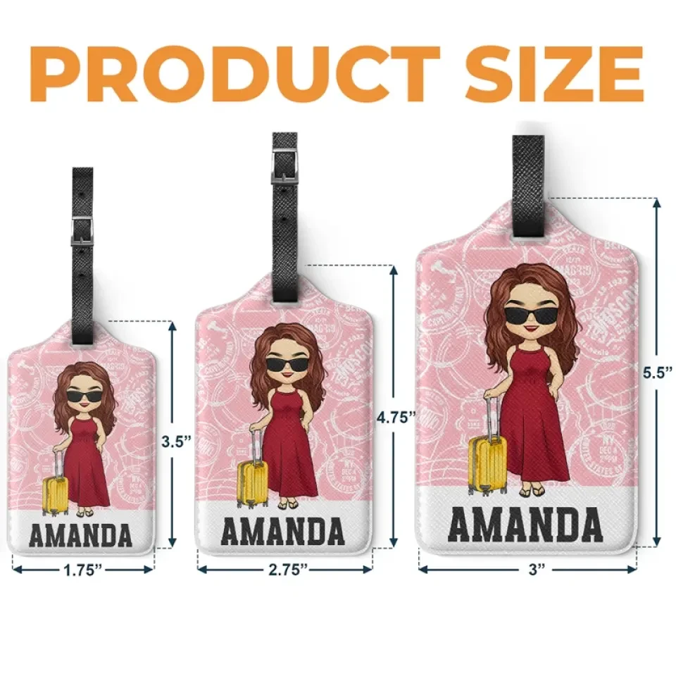 Exploring New Adventure Destinations - Travel Personalized Custom Luggage Tag - Holiday Vacation Gift, Gift For Travel Lovers 5 Exploring New Adventure Destinations - Travel Personalized Custom Luggage Tag - Holiday Vacation Gift, Gift For Travel Lovers - Image 5