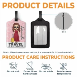 Travel Is My Favorite - Travel Personalized Custom Luggage Tag - Holiday Vacation Gift, Gift For Adventure Travel Lovers 8 Travel Is My Favorite - Travel Personalized Custom Luggage Tag - Holiday Vacation Gift, Gift For Adventure Travel Lovers -Pawfect House Sale 65ee74bb64e4c