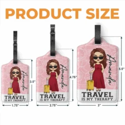 Travel Is My Favorite - Travel Personalized Custom Luggage Tag - Holiday Vacation Gift, Gift For Adventure Travel Lovers 9 Travel Is My Favorite - Travel Personalized Custom Luggage Tag - Holiday Vacation Gift, Gift For Adventure Travel Lovers -Pawfect House Sale 65eee4a193173