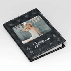 Custom Photo Happiness Is A Way Of Travel - Travel Personalized Custom Passport Cover, Passport Holder - Holiday Vacation Gift, Gift For Adventure Travel Lovers -Pawfect House Sale 65f9604e1e12a