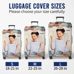 Custom Photo The Sky Is Calling - Travel Personalized Custom Luggage Cover - Holiday Vacation Gift, Gift For Adventure Travel Lovers -Pawfect House Sale 65fa906855121