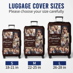 Custom Photo Collect Moments Not Things - Travel Personalized Custom Luggage Cover - Holiday Vacation Gift, Gift For Adventure Travel Lovers 12 Custom Photo Collect Moments Not Things - Travel Personalized Custom Luggage Cover - Holiday Vacation Gift, Gift For Adventure Travel Lovers -Pawfect House Sale 65fab43e25561