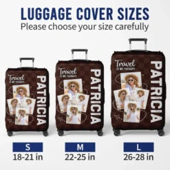 Custom Photo So The Adventure Begins - Travel Personalized Custom Luggage Cover - Holiday Vacation Gift, Gift For Adventure Travel Lovers -Pawfect House Sale 65fba4f603459