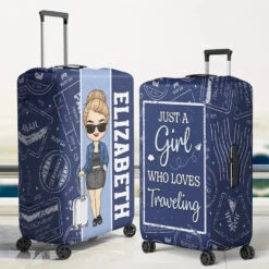 Travel Far Enough, You Meet Yourself - Travel Personalized Custom Luggage Cover - Holiday Vacation Gift, Gift For Adventure Travel Lovers -Pawfect House Sale 65fd279571298