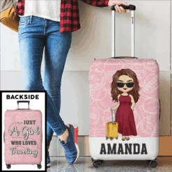 So The Adventure Begins - Travel Personalized Custom Luggage Cover - Holiday Vacation Gift, Gift For Adventure Travel Lovers 9 So The Adventure Begins - Travel Personalized Custom Luggage Cover - Holiday Vacation Gift, Gift For Adventure Travel Lovers -Pawfect House Sale 65fd2c5b31d7a