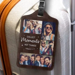 Custom Photo Collect Moments Together - Travel Personalized Custom Luggage Tag - Holiday Vacation Gift, Gift For Adventure Travel Lovers -Pawfect House Sale 6601495c6acc4