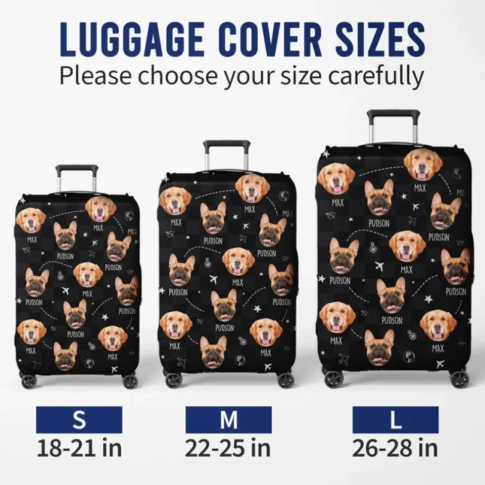 Custom Photo Vacation Vibes, Hometown Pride - Dog & Cat Personalized Custom Luggage Cover - Holiday Vacation Gift, Gift For Adventure Travel Lovers, Pet Owners, Pet Lovers 6 Custom Photo Vacation Vibes, Hometown Pride - Dog & Cat Personalized Custom Luggage Cover - Holiday Vacation Gift, Gift For Adventure Travel Lovers, Pet Owners, Pet Lovers - Image 6