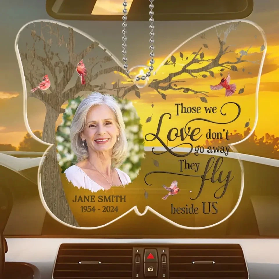 Custom Photo Forever Present In Our Hearts - Memorial Personalized Custom Car Ornament - Acrylic Custom Shaped - Sympathy Gift For Family Members 3 Custom Photo Forever Present In Our Hearts - Memorial Personalized Custom Car Ornament - Acrylic Custom Shaped - Sympathy Gift For Family Members - Image 3