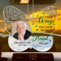 Custom Photo Always Have You In My Heart - Memorial Personalized Custom Car Ornament - Acrylic Custom Shaped - Sympathy Gift For Family Members -Pawfect House Sale 66275dd4b8fdb