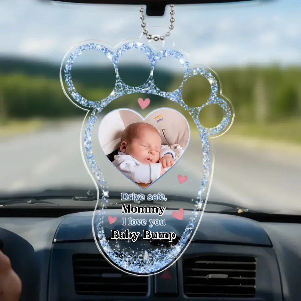 Custom Photo Drive Safe I Love You So Much - Family Personalized Custom Car Ornament - Acrylic Custom Shaped - Gift For Family Members 2 Custom Photo Drive Safe I Love You So Much - Family Personalized Custom Car Ornament - Acrylic Custom Shaped - Gift For Family Members - Image 2
