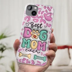 Best Dog Mom Ever - Dog Personalized Custom 3D Inflated Effect Printed Clear Phone Case - Gift For Pet Owners, Pet Lovers 7 Best Dog Mom Ever - Dog Personalized Custom 3D Inflated Effect Printed Clear Phone Case - Gift For Pet Owners, Pet Lovers -Pawfect House Sale 66286da64efc5