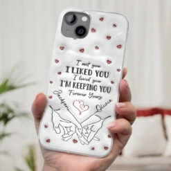 From Our First Kiss Till Our Last Breath - Couple Personalized Custom 3D Inflated Effect Printed Clear Phone Case - Gift For Husband Wife, Anniversary -Pawfect House Sale 662879ace2e20