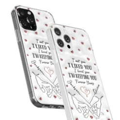 From Our First Kiss Till Our Last Breath - Couple Personalized Custom 3D Inflated Effect Printed Clear Phone Case - Gift For Husband Wife, Anniversary -Pawfect House Sale 662879af5936e