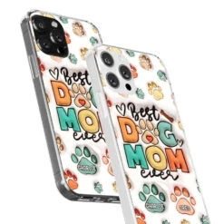 Best Fur Mom Ever - Dog & Cat Personalized Custom 3D Inflated Effect Printed Clear Phone Case - Gift For Pet Owners, Pet Lovers -Pawfect House Sale 662883cbc0f83