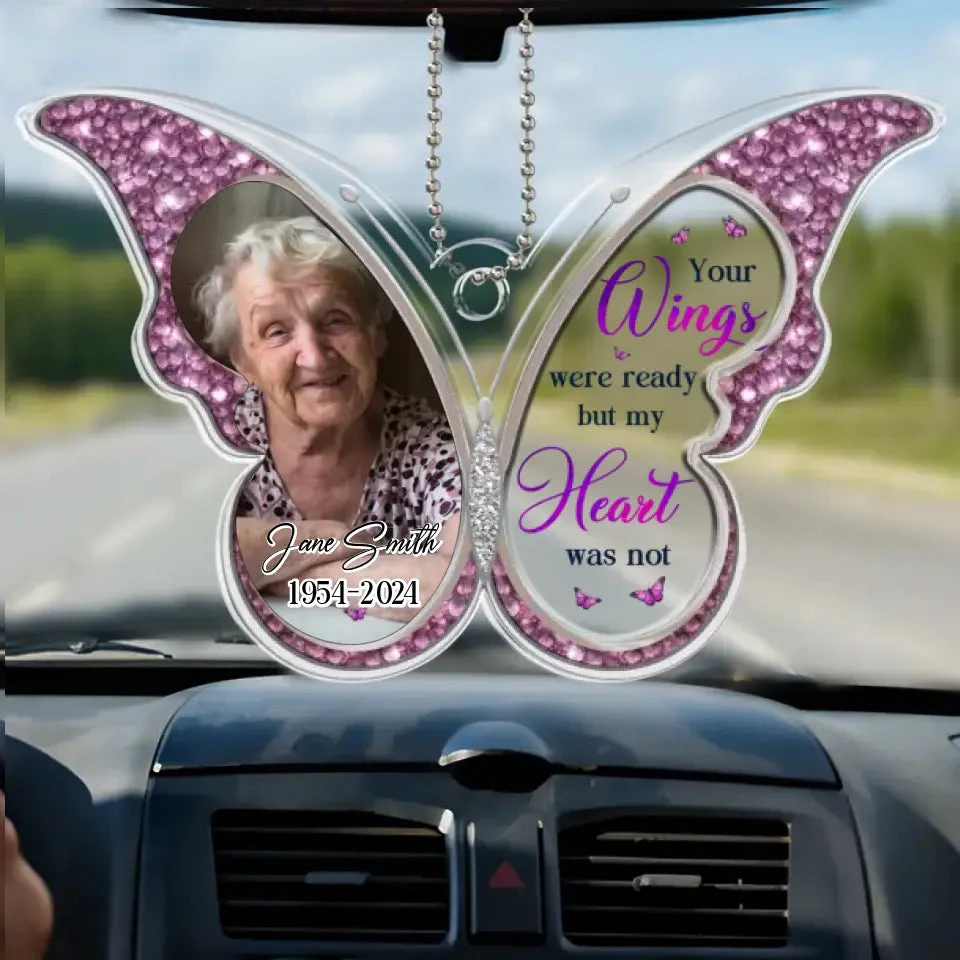 Custom Photo Always By Your Side - Memorial Personalized Custom Car Ornament - Acrylic Custom Shaped - Sympathy Gift For Family Members 2 Custom Photo Always By Your Side - Memorial Personalized Custom Car Ornament - Acrylic Custom Shaped - Sympathy Gift For Family Members - Image 2