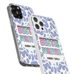 Bestie Forever - Bestie Personalized Custom 3D Inflated Effect Printed Clear Phone Case - Gift For Best Friends, BFF, Sisters 9 Bestie Forever - Bestie Personalized Custom 3D Inflated Effect Printed Clear Phone Case - Gift For Best Friends, BFF, Sisters -Pawfect House Sale 662a0a86c46c5