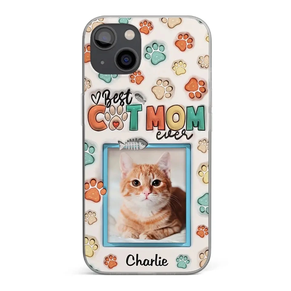 Best Dog Mom Ever - Dog & Cat Personalized Custom 3D Inflated Effect Printed Clear Phone Case - Mother's Day, Gift For Pet Owners, Pet Lovers 3 Best Dog Mom Ever - Dog & Cat Personalized Custom 3D Inflated Effect Printed Clear Phone Case - Mother's Day, Gift For Pet Owners, Pet Lovers - Image 3
