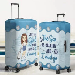 Life Is Better On A Cruise - Travel Personalized Custom Luggage Cover - Holiday Vacation Gift, Gift For Adventure Travel Lovers -Pawfect House Sale 6639d5e8a5714