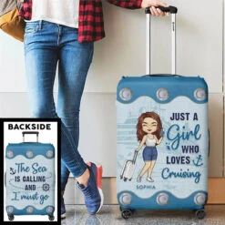 Life Is Better On A Cruise - Travel Personalized Custom Luggage Cover - Holiday Vacation Gift, Gift For Adventure Travel Lovers -Pawfect House Sale 6639d5e99b821