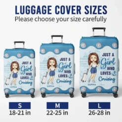 Life Is Better On A Cruise - Travel Personalized Custom Luggage Cover - Holiday Vacation Gift, Gift For Adventure Travel Lovers -Pawfect House Sale 6639d5ec2c72a