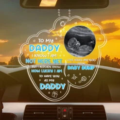 Custom Photo Lucky To Have You As My Daddy - Family Personalized Custom Car Ornament - Acrylic Custom Shaped - Father's Day, Gift For First Dad 6 Custom Photo Lucky To Have You As My Daddy - Family Personalized Custom Car Ornament - Acrylic Custom Shaped - Father's Day, Gift For First Dad -Pawfect House Sale 663b10c90d258