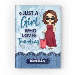 The Journey Is The Destination - Travel Personalized Custom Passport Cover, Passport Holder - Holiday Vacation Gift, Gift For Adventure Travel Lovers -Pawfect House Sale 6653fc86104cf