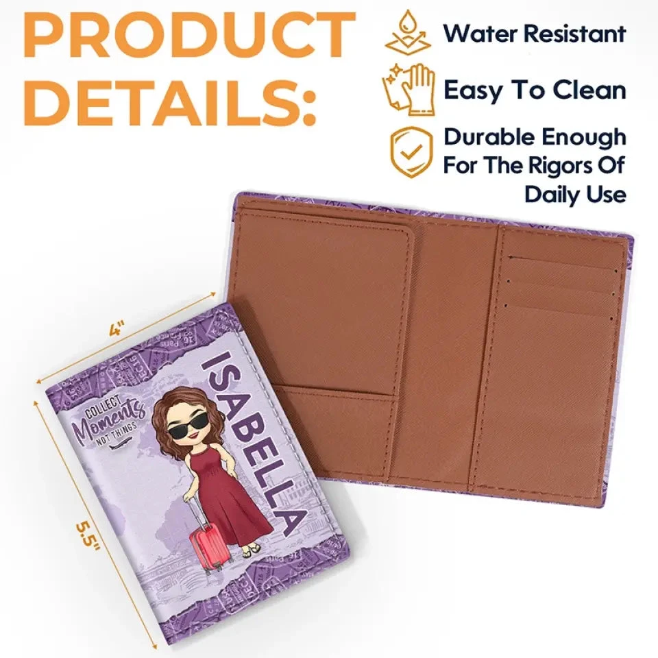 The Best Journey Takes You Home - Travel Personalized Custom Passport Cover, Passport Holder - Holiday Vacation Gift, Gift For Adventure Travel Lovers 4 The Best Journey Takes You Home - Travel Personalized Custom Passport Cover, Passport Holder - Holiday Vacation Gift, Gift For Adventure Travel Lovers - Image 4