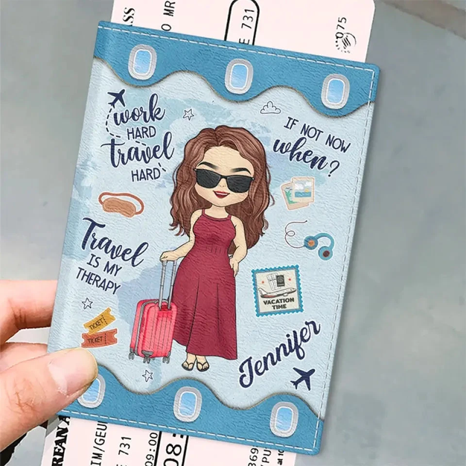 Adventure Is Worthwhile - Travel Personalized Custom Passport Cover, Passport Holder - Holiday Vacation Gift, Gift For Adventure Travel Lovers 1 Adventure Is Worthwhile - Travel Personalized Custom Passport Cover, Passport Holder - Holiday Vacation Gift, Gift For Adventure Travel Lovers