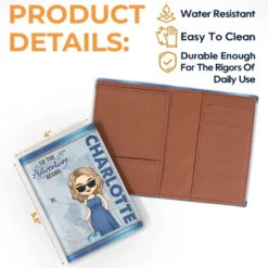 Live Life With No Excuses, Travel With No Regret - Travel Personalized Custom Passport Cover, Passport Holder - Holiday Vacation Gift, Gift For Adventure Travel Lovers -Pawfect House Sale 66546d7ae8f91