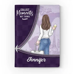 It's Summertime, Let's Collect Moments - Travel Personalized Custom Passport Cover, Passport Holder - Holiday Vacation Gift, Gift For Adventure Travel Lovers -Pawfect House Sale 6655b846c0c4a
