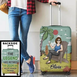 Not My Problem Anymore - Personalized Custom Luggage Cover - Appreciation, Retirement Gift For Coworkers, Work Friends, Colleagues, Travel Lovers 9 Not My Problem Anymore - Personalized Custom Luggage Cover - Appreciation, Retirement Gift For Coworkers, Work Friends, Colleagues, Travel Lovers -Pawfect House Sale 66581530de19e