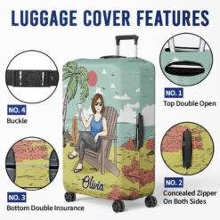 Not My Problem Anymore - Personalized Custom Luggage Cover - Appreciation, Retirement Gift For Coworkers, Work Friends, Colleagues, Travel Lovers 10 Not My Problem Anymore - Personalized Custom Luggage Cover - Appreciation, Retirement Gift For Coworkers, Work Friends, Colleagues, Travel Lovers -Pawfect House Sale 665815325ee5b