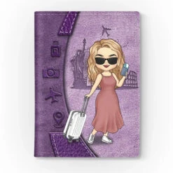 Travel Far Enough, You Meet Yourself - Travel Personalized Custom Passport Cover, Passport Holder - Holiday Vacation Gift, Gift For Adventure Travel Lovers -Pawfect House Sale 66593cd4e866d