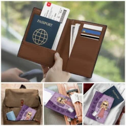 Travel Far Enough, You Meet Yourself - Travel Personalized Custom Passport Cover, Passport Holder - Holiday Vacation Gift, Gift For Adventure Travel Lovers -Pawfect House Sale 66593d5bace1e