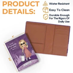 All I Want Is Love A Passport - Travel Personalized Custom Passport Cover, Passport Holder - Holiday Vacation Gift, Gift For Adventure Travel Lovers -Pawfect House Sale 665946fa5b64c